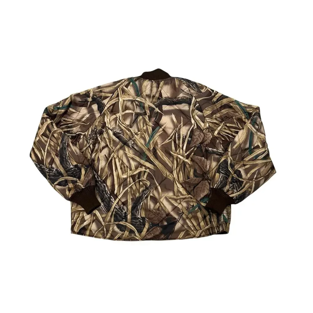 Reversible Camo Hunting Jacket Advantage Wetlands Camo Olive Mens XL